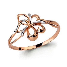 Кольцо Аквамарин - Золото 375 (арт. 54338.8)