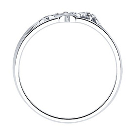 Кольцо SOKOLOV - Серебро 925, Фианит (арт. 94013889)