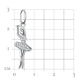 Подвеска Talant - Серебро 925, Фианит (арт. 50-72-0001-29282)