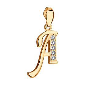 Подвеска SOKOLOV - Серебро 925, Фианит (арт. 93030516)