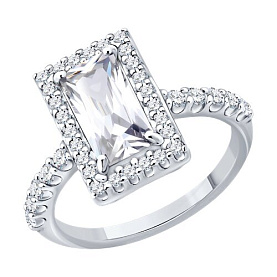 Кольцо Diamant - Серебро 925, Фианит (арт. 94-110-00202-3)