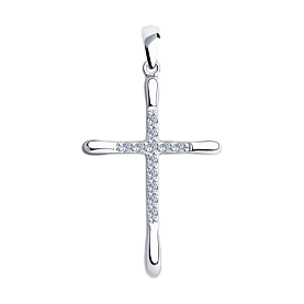 Подвеска Diamant - Серебро 925, Фианит (арт. 94-130-01413-1)
