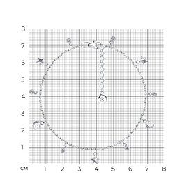 Браслет SOKOLOV - Серебро 925, Фианит (арт. 94050945)
