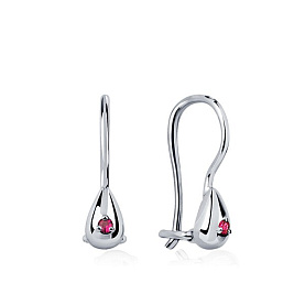 Серьги Platinum Lab. - Платина 950 (арт. ПС-026Р-01)