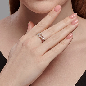 Кольцо SOKOLOV - Серебро 925, Фианит (арт. 94014065)