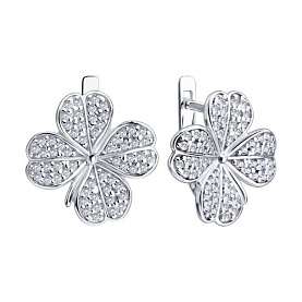 Серьги Diamant - Серебро 925, Фианит (арт. 94-120-02452-1)