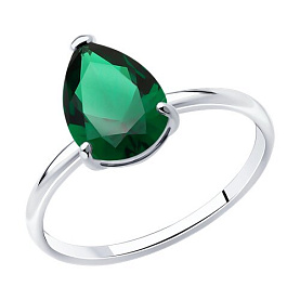 Кольцо SOKOLOV - Серебро 925, Фианит (арт. 94014205)