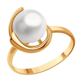 Кольцо SOKOLOV - Серебро 925, Жемчуг культивированный (арт. 92014177)