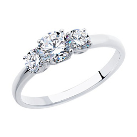 Кольцо Diamant - Серебро 925, Фианит (арт. 94-110-01217-1)