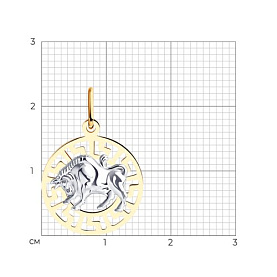 Подвеска SOKOLOV - Золото 375 (арт. 031295-4)