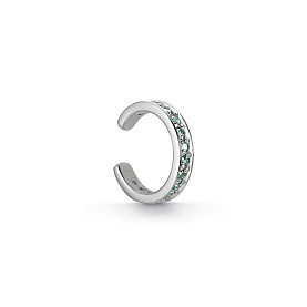 Серьга Дар - Серебро 925, Синтетический муассанит (арт. С-2817рс16139)
