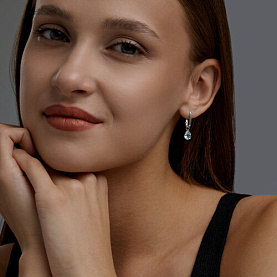 Серьги SOKOLOV - Серебро 925, Топаз (арт. 92025332)