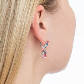 Серьги SOKOLOV - Серебро 925, Синтетический ситалл , Фианит (арт. 92021949)