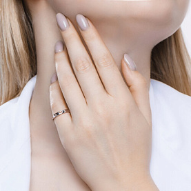 Кольцо SOKOLOV - Серебро 925, Фианит (арт. 94011294)