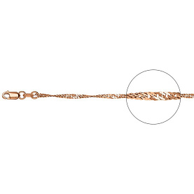 Цепочка Красцветмет - Золото 585 (арт. НЦ12-028#0.40)