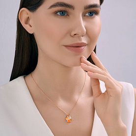 Колье SOKOLOV - Серебро 925, Эмаль (арт. 93070138)