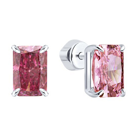 Серьги SOKOLOV - Серебро 925, Фианит (арт. 94027505)