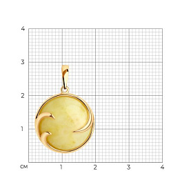 Подвеска Diamant - Серебро 925, Янтарь пресс. (арт. 93-330-00840-1)