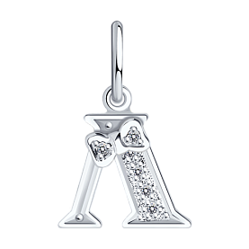 Подвеска SOKOLOV - Серебро 925, Фианит (арт. 94030475)