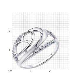 Кольцо Diamant - Серебро 925, Фианит (арт. 94-110-00697-1)