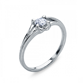 Кольцо Platinum Lab. - Платина 950, Бриллиант (арт. ПК-009-01)