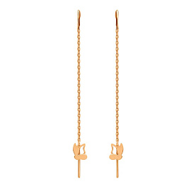 Серьги ЮФ Династия - Золото 375 (арт. 503902-5000)