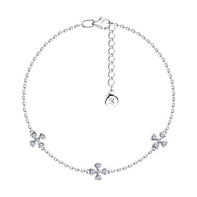 Браслет SOKOLOV - Серебро 925, Фианит (арт. 94051175)