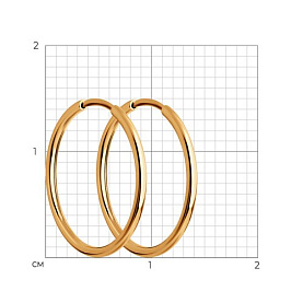 Серьги Diamant - Золото 585 (арт. 51-124-01588-1)