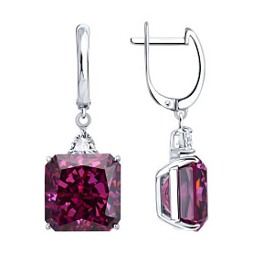 Серьги SOKOLOV - Серебро 925, Фианит (арт. 94027286)