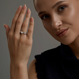 Кольцо SOKOLOV - Серебро 925, Фианит (арт. 94014835)