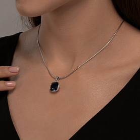 Подвеска SOKOLOV - Серебро 925, Фианит (арт. 94033252)