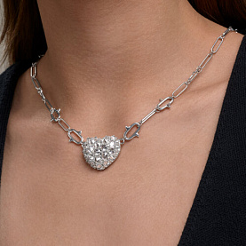 Колье SOKOLOV - Серебро 925, Фианит (арт. 94071431)