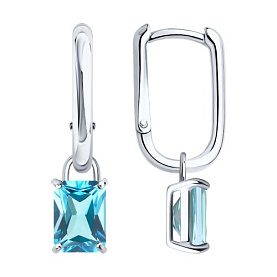 Серьги SOKOLOV - Серебро 925, Топаз (арт. 92023254)