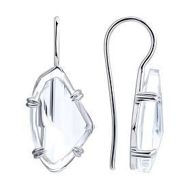 Серьги Diamant - Серебро 925, Кристалл (арт. 94-120-02400-1)