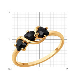 Кольцо Diamant - Серебро 925, Шпинель (арт. 93-310-01950-1)