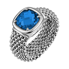 Кольцо Talant - Серебро 925, Синтетический топаз Лонд (арт. 20-72-000Л-17110)