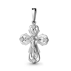 Подвеска Аквамарин - Серебро 925, Фианит (арт. 20716А.5)