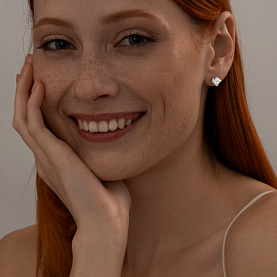 Серьги SOKOLOV - Серебро 925, Фианит (арт. 94025752)