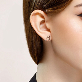 Серьги SOKOLOV - Серебро 925, Фианит (арт. 93021101)