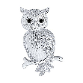 Брошь SOKOLOV - Серебро 925, Фианит (арт. 94040062)