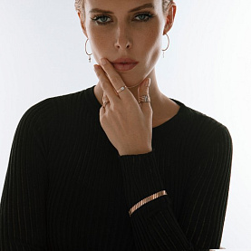 Кольцо ЮФ Династия - Золото 375, Фианит (арт. 026681-5102)