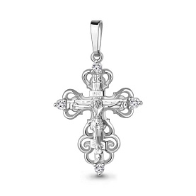 Подвеска Аквамарин - Серебро 925, Фианит (арт. 22349А.5)