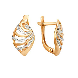 Серьги ЮФ Династия - Золото 375 (арт. 002072-5012)