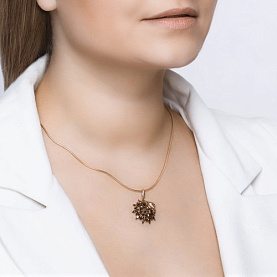 Подвеска SOKOLOV - Серебро 925, Раухтопаз (арт. 92030456)