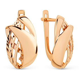 Серьги ЮФ Династия - Золото 375 (арт. 024282-5010)