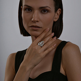 Кольцо SOKOLOV - Серебро 925, Фианит (арт. 94013857)