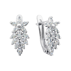 Серьги Talant - Серебро 925, Фианит (арт. 10-72-0001-15836)