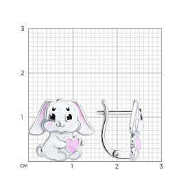 Серьги SOKOLOV - Серебро 925, Эмаль (арт. 94027116)