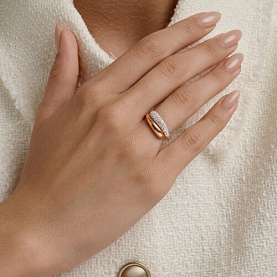 Кольцо SOKOLOV - Серебро 925, Фианит (арт. 93011182)