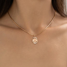 Подвеска Diamant - Золото 585, Фианит (арт. 51-132-02855-5)